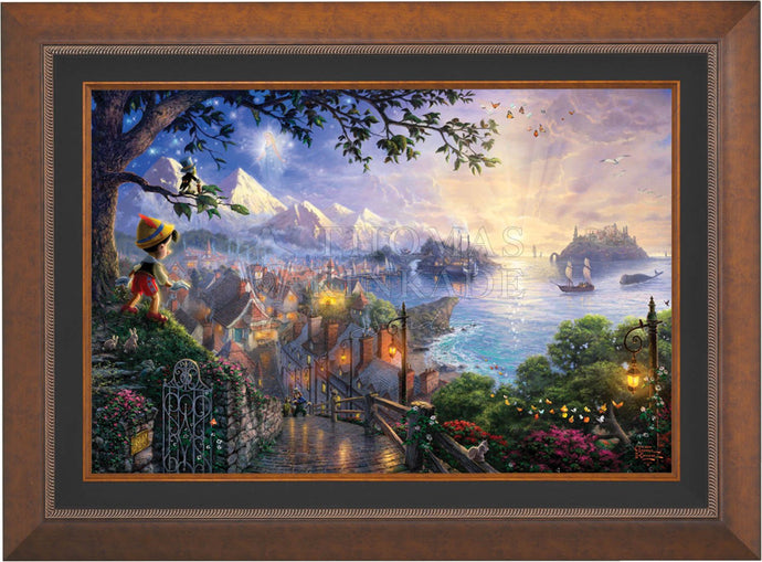 Pinocchio Wishes Upon A Star - Limited Edition Canvas (SN - Standard Numbered) - ArtOfEntertainment.com