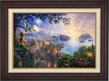 Load image into Gallery viewer, Pinocchio Wishes Upon A Star - Limited Edition Canvas (SN - Standard Numbered) - ArtOfEntertainment.com
