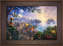 Load image into Gallery viewer, Pinocchio Wishes Upon A Star - Limited Edition Canvas (SN - Standard Numbered) - ArtOfEntertainment.com
