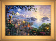 Load image into Gallery viewer, Pinocchio Wishes Upon A Star - Limited Edition Canvas (SN - Standard Numbered) - ArtOfEntertainment.com
