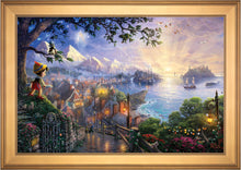 Load image into Gallery viewer, Pinocchio Wishes Upon A Star - Limited Edition Canvas (SN - Standard Numbered) - ArtOfEntertainment.com
