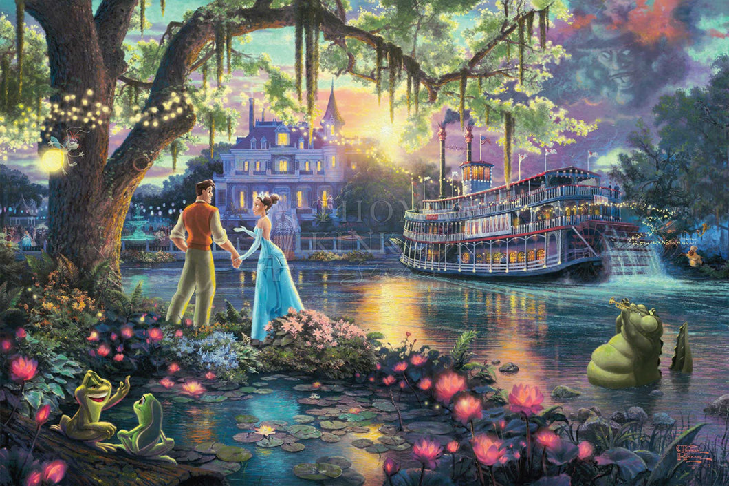 Princess and the Frog, The - Limited Edition Canvas - JE - (Unframed)