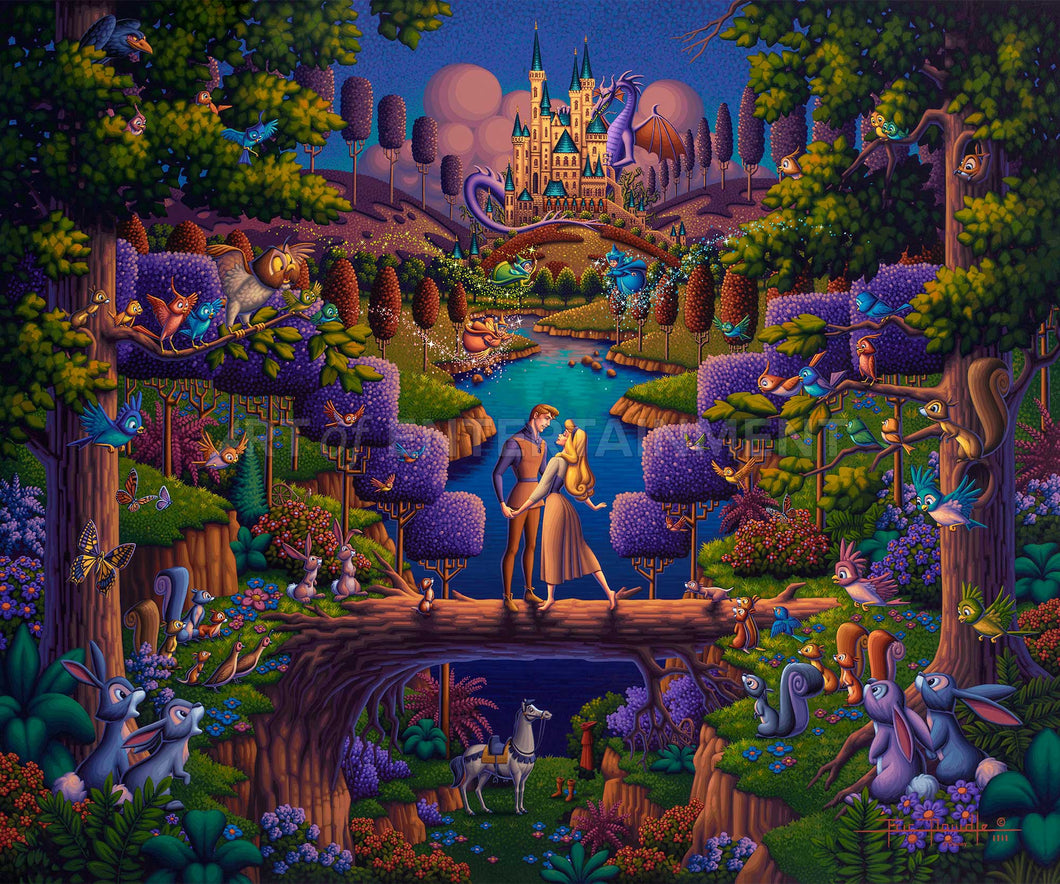 Sleeping Beauty - The Power of Love - Limited Edition Canvas (AP - Artist Proof) - ArtOfEntertainment.com