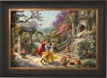 Load image into Gallery viewer, Snow White Dancing in the Sunlight - Limited Edition Canvas (JE - Jewel Edition) - ArtOfEntertainment.com
