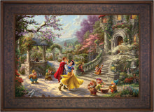 Load image into Gallery viewer, Snow White Dancing in the Sunlight - Limited Edition Canvas (JE - Jewel Edition) - ArtOfEntertainment.com
