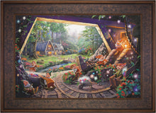 Load image into Gallery viewer, Snow White and the Seven Dwarfs - Limited Edition Canvas (JE - Jewel Edition) - ArtOfEntertainment.com
