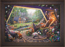 Load image into Gallery viewer, Snow White and the Seven Dwarfs - Limited Edition Canvas (JE - Jewel Edition) - ArtOfEntertainment.com
