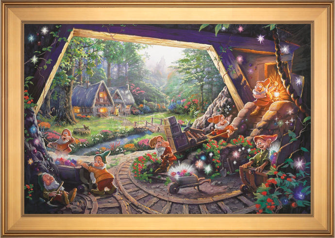 Snow White and the Seven Dwarfs - Limited Edition Canvas (SN - Standard Numbered) - ArtOfEntertainment.com