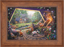 Load image into Gallery viewer, Snow White and the Seven Dwarfs - Limited Edition Canvas (JE - Jewel Edition) - ArtOfEntertainment.com
