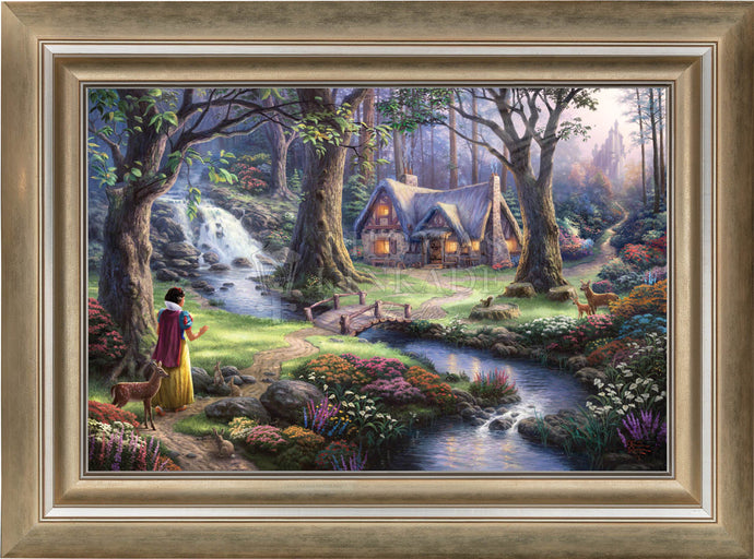 Snow White Discovers the Cottage - Limited Edition Canvas (SN - Standard Numbered) - ArtOfEntertainment.com