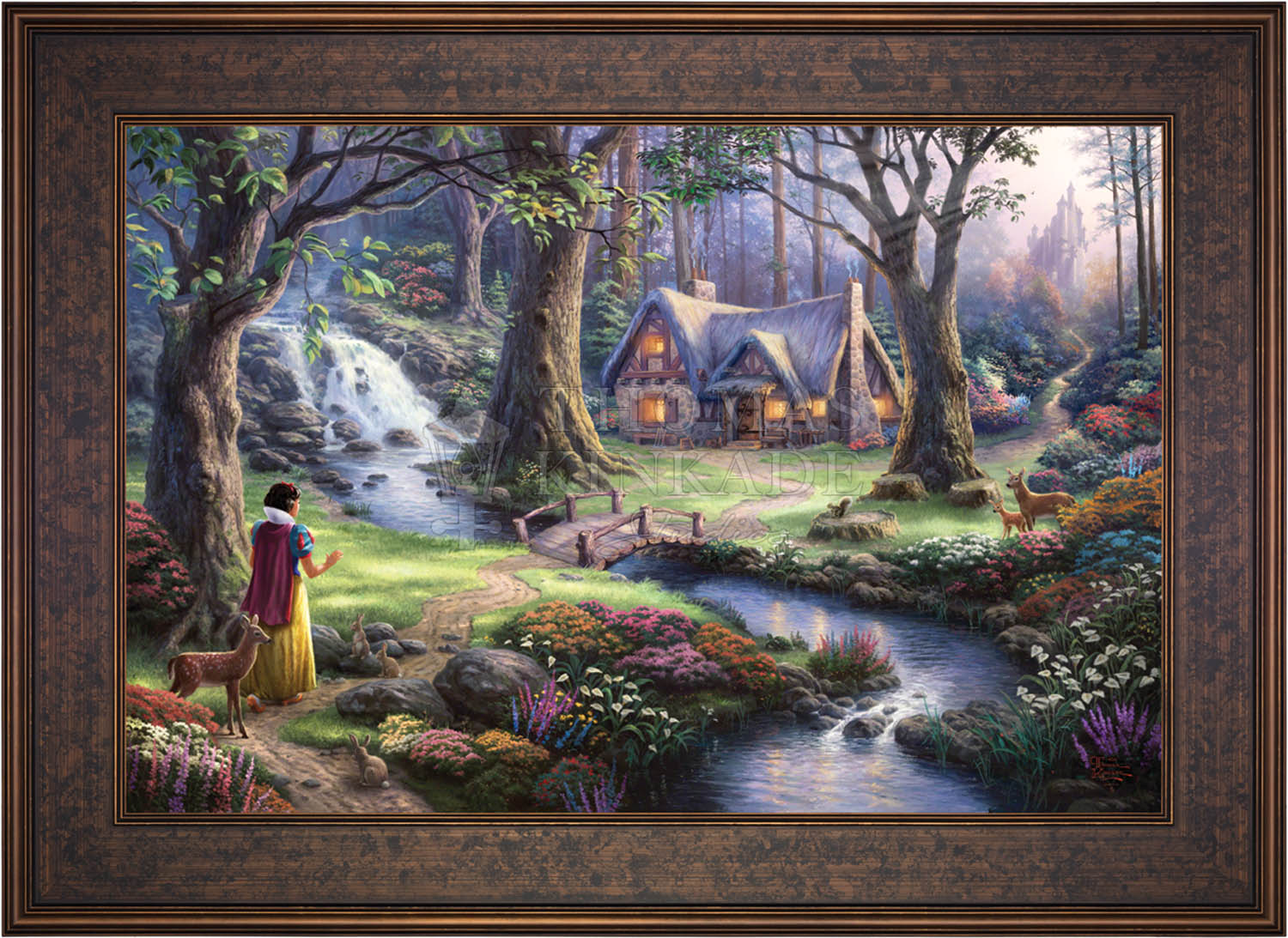 Disney Snow White Discovers the Cottage - Limited Edition Canvas (S