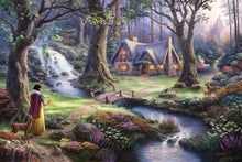Load image into Gallery viewer, Snow White Discovers the Cottage - Limited Edition Canvas - SN - (Unframed)
