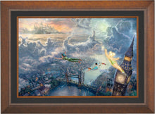 Load image into Gallery viewer, Tinker Bell and Peter Pan Fly to Never Land - Limited Edition Canvas (SN - Standard Numbered) - ArtOfEntertainment.com
