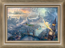 Load image into Gallery viewer, Tinker Bell and Peter Pan Fly to Never Land - Limited Edition Canvas (SN - Standard Numbered) - ArtOfEntertainment.com
