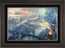 Load image into Gallery viewer, Tinker Bell and Peter Pan Fly to Never Land - Limited Edition Canvas (SN - Standard Numbered) - ArtOfEntertainment.com
