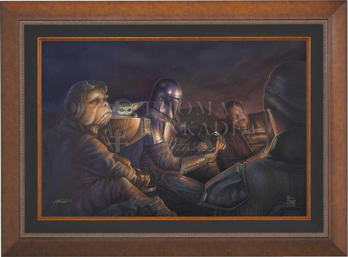 <em>The Mandalorian</em>™ - An Uneasy Alliance - Limited Edition Canvas (SN - Standard Numbered) - Art Of Entertainment