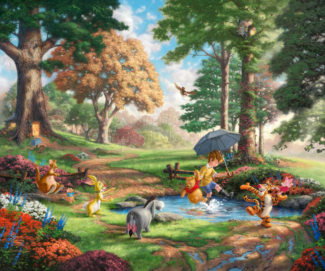 Disney Winnie the Pooh I - Limited Edition Canvas (JE - Jewel Edition)