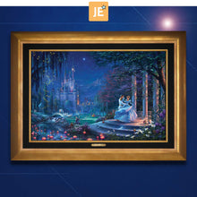 Load image into Gallery viewer, Cinderella Dancing in the Starlight - Limited Edition Canvas (JE - Jewel Edition) - ArtOfEntertainment.com
