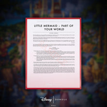 Load image into Gallery viewer, Little Mermaid - Part of Your World - Limited Edition Canvas (AP - Artist Proof) - Art Of Entertainment
