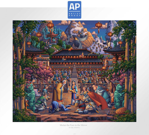 Mulan the Face in the Mirror - Limited Edition Paper (AP - Artist Proof) - Art Of Entertainment