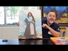 Load and play video in Gallery viewer, The Jedi Master - 24&quot; x 18&quot; Gallery Wrapped Canvas
