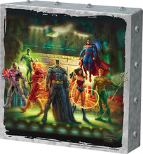 Load image into Gallery viewer, a picture of a group of chickens and a bird 
