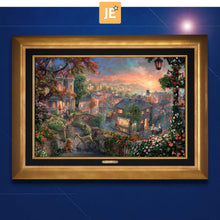 Load image into Gallery viewer, Lady and the Tramp - Limited Edition Canvas (JE - Jewel Edition) - ArtOfEntertainment.com
