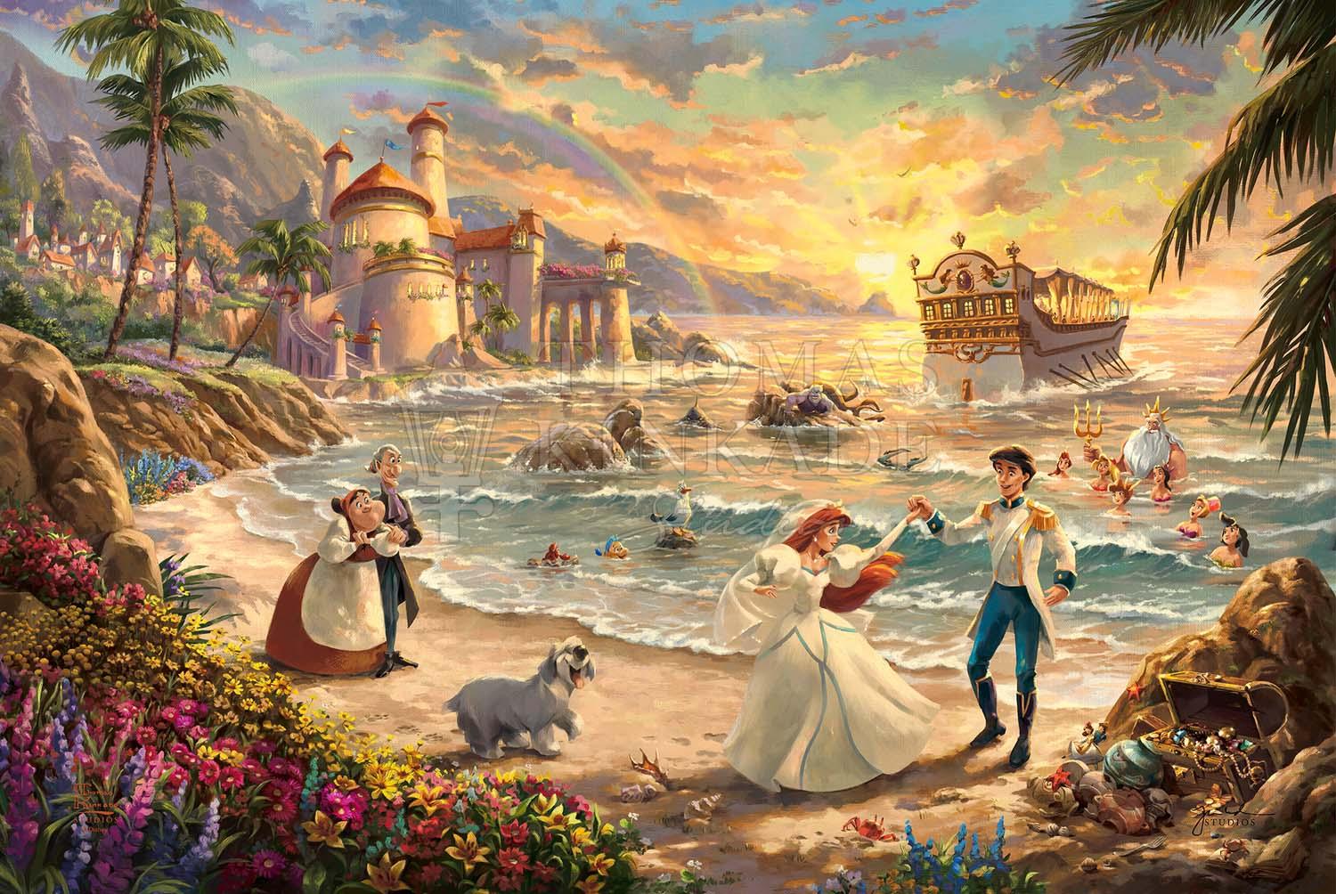 The Art of THE LITTLE MERMAID アート本　ディズニー The Art of The Little Mermaid: A Disney Miniature (flip