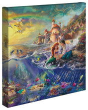 Load image into Gallery viewer, The Little Mermaid - 14&quot; x 14&quot; Gallery Wrapped Canvas 59851
