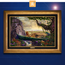 Load image into Gallery viewer, Disney Lion King - Return to Pride Rock - Limited Edition Canvas (JE - Jewel Edition) - ArtOfEntertainment.com
