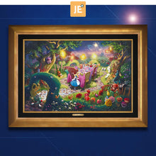 Load image into Gallery viewer, Disney Mad Hatter&#39;s Tea Party - Limited Edition Canvas (JE - Jewel Edition) Limited Edition Canvas - Art Of Entertainment
