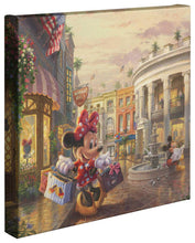 Load image into Gallery viewer, Minnie Rocks the Dots on Rodeo Drive - 14&quot; x 14&quot; Gallery Wrapped Canvas 87929
