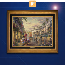 Load image into Gallery viewer, Minnie Rocks the Dots on Rodeo Drive - Limited Edition Canvas (JE - Jewel Edition) - ArtOfEntertainment.com
