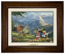 Load image into Gallery viewer, Mickey and Minnie in the Alps - Canvas Classics

