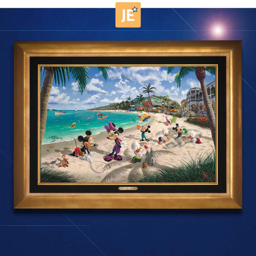 Disney Mickey and Minnie in Florida - Limited Edition Canvas (JE - Jewel Edition) - Art Of Entertainment