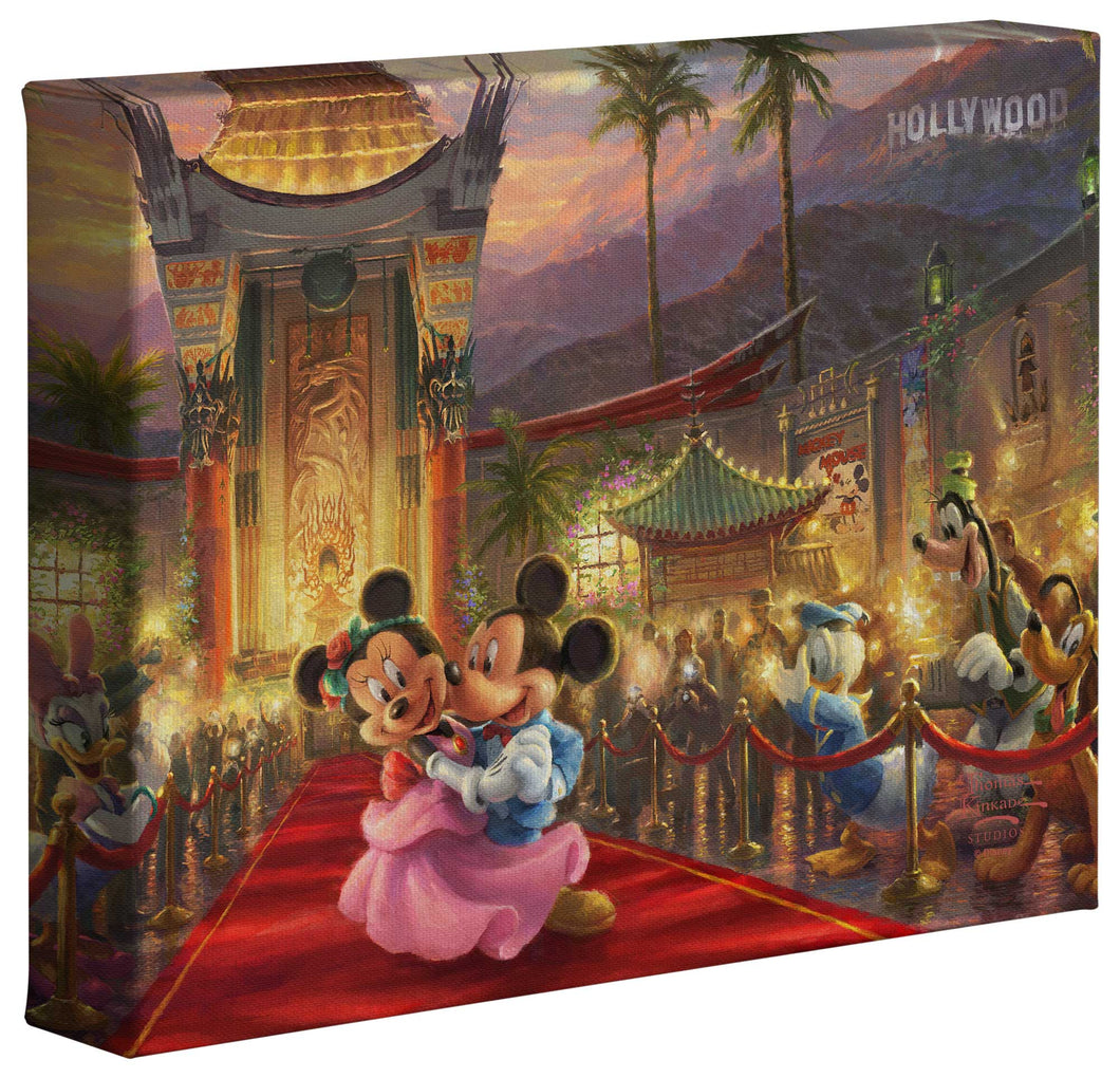 Mickey and Minnie in Hollywood - Gallery Wrapped Canvas