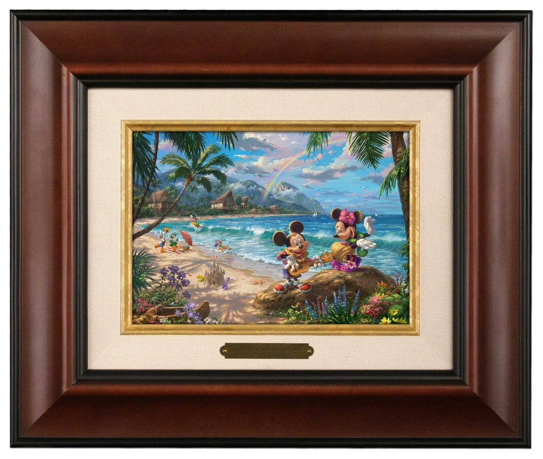 Mickey and Minnie in Hawaii - Brushworks