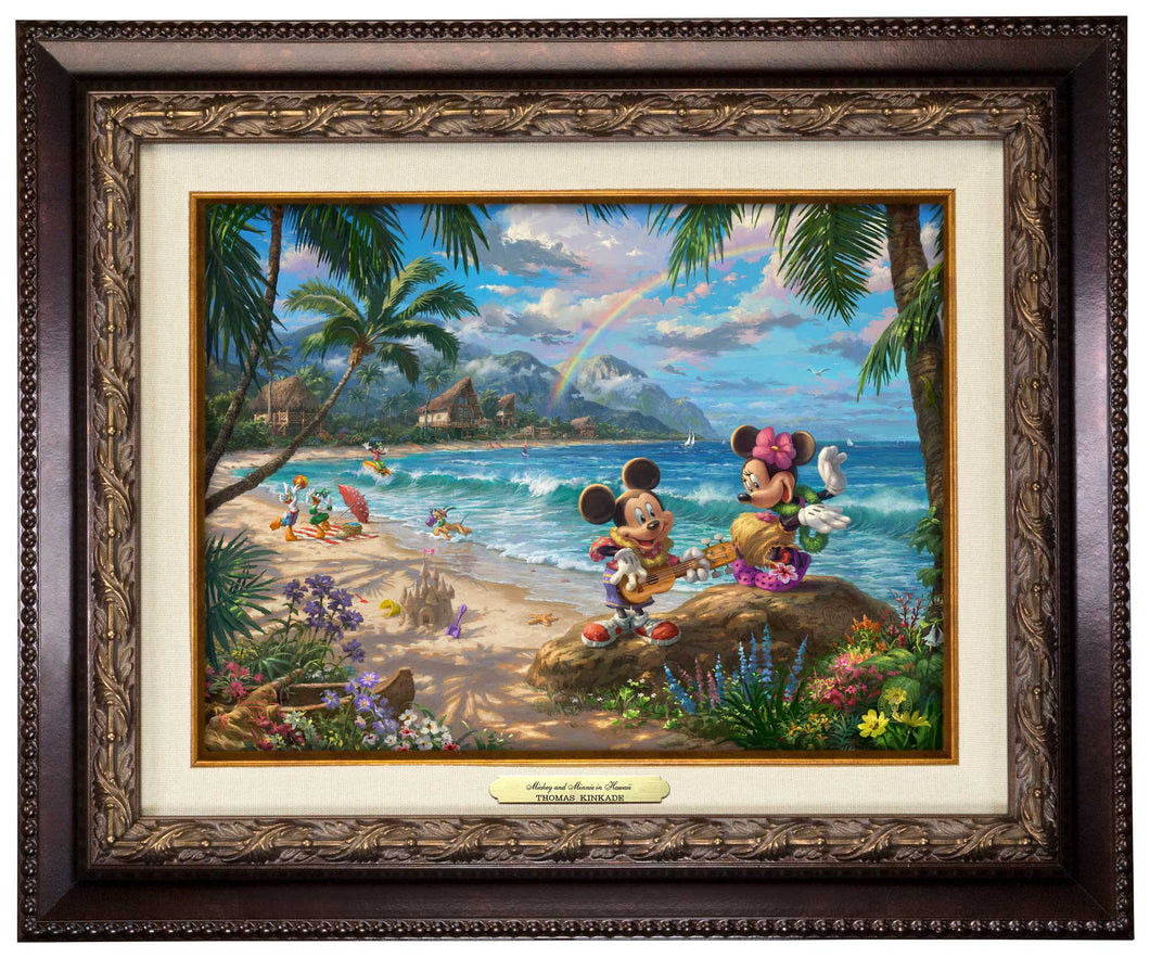 Mickey and Minnie in Hawaii - Canvas Classics