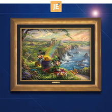 Load image into Gallery viewer, Disney Mickey and Minnie in Ireland - Limited Edition Canvas (JE - Jewel Edition)
