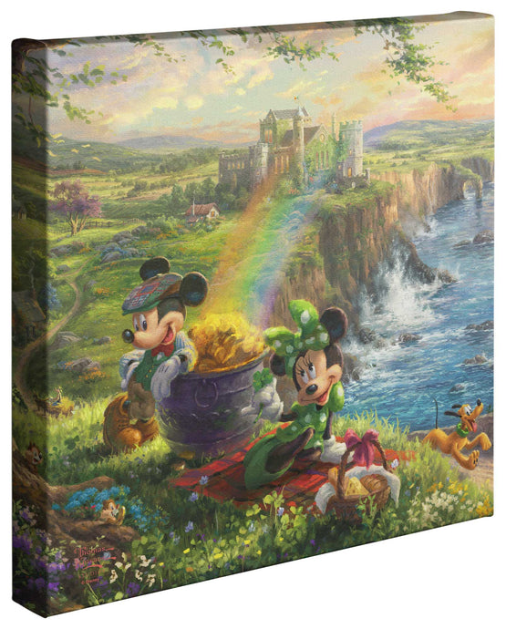 Mickey and Minnie in Ireland - Gallery Wrapped Canvas