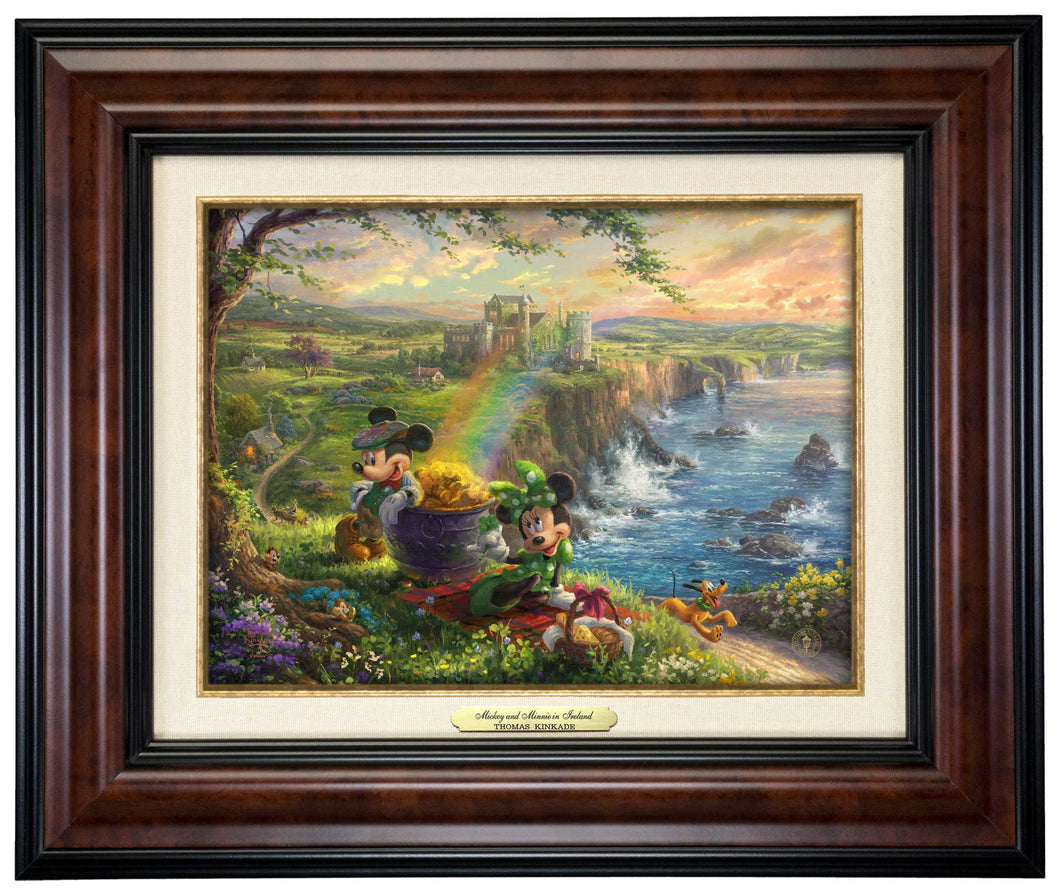 Mickey and Minnie in Ireland - Canvas Classics