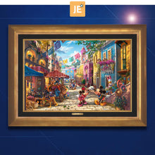 Load image into Gallery viewer, Disney Mickey and Minnie in Mexico - Limited Edition Canvas (JE - Jewel Edition) - Art Of Entertainment
