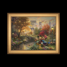 Load image into Gallery viewer, Disney Mickey and Minnie - Sweetheart Central Park - Limited Edition Canvas (JE - Jewel Edition)
