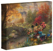 Load image into Gallery viewer, Mickey and Minnie - Sweetheart Central Park - Gallery Wrapped Canvas - Art Of Entertainment
