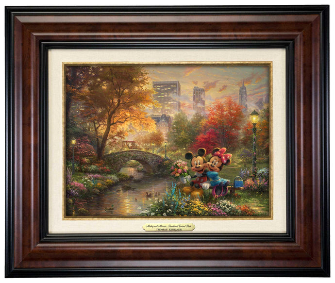 Mickey and Minnie - Sweetheart Central Park - Canvas Classics - Art Of Entertainment