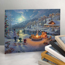 Load image into Gallery viewer, Disney Mickey and Minnie Christmas Lodge - Standard Art Prints
