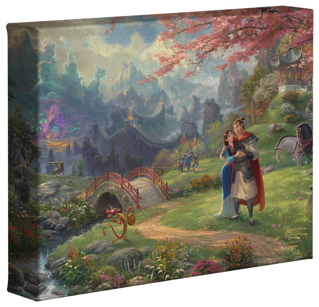 Mulan Blossoms of Love - Gallery Wrapped Canvas