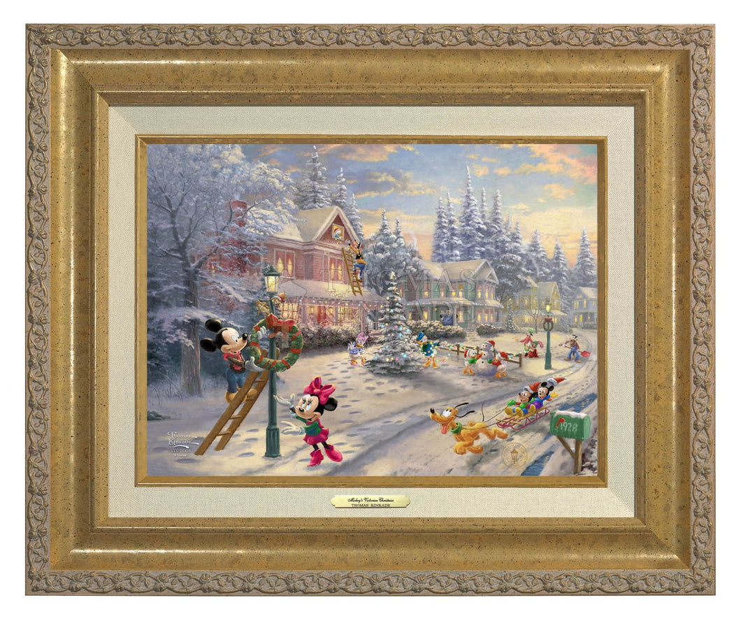 Mickey's Victorian Christmas - Canvas Classics