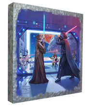 Load image into Gallery viewer, a painting of a man holding a baseball bat 
