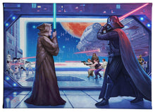 Load image into Gallery viewer, Obi-Wan’s™ Final Battle - 10&quot; x 14&quot; Gallery Wrapped Canvas - Art Of Entertainment
